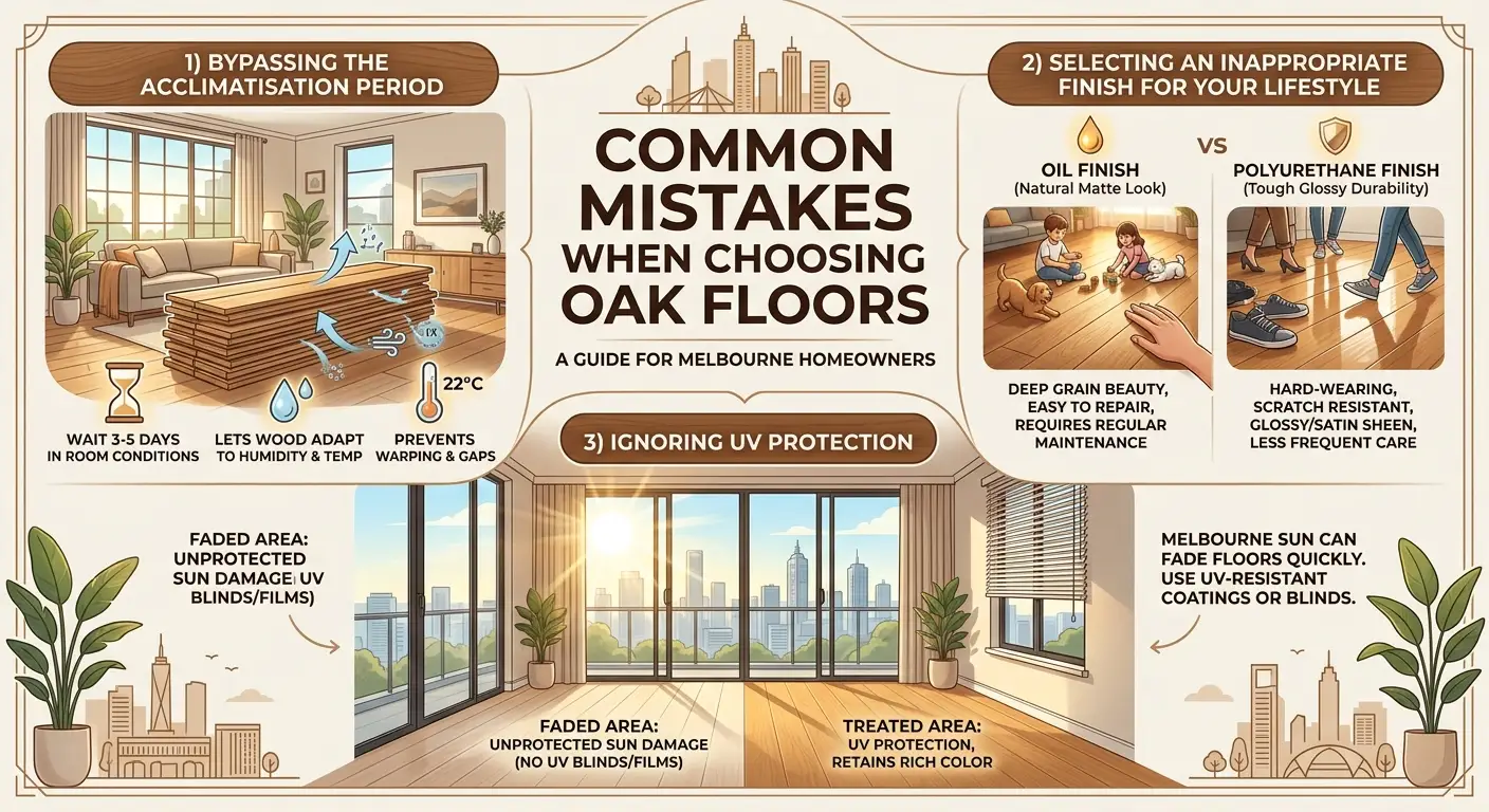 Common Mistakes When Choosing Oak Floors