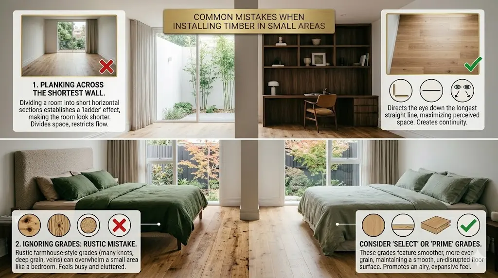 Common Mistakes When Installing Timber in Small Areas