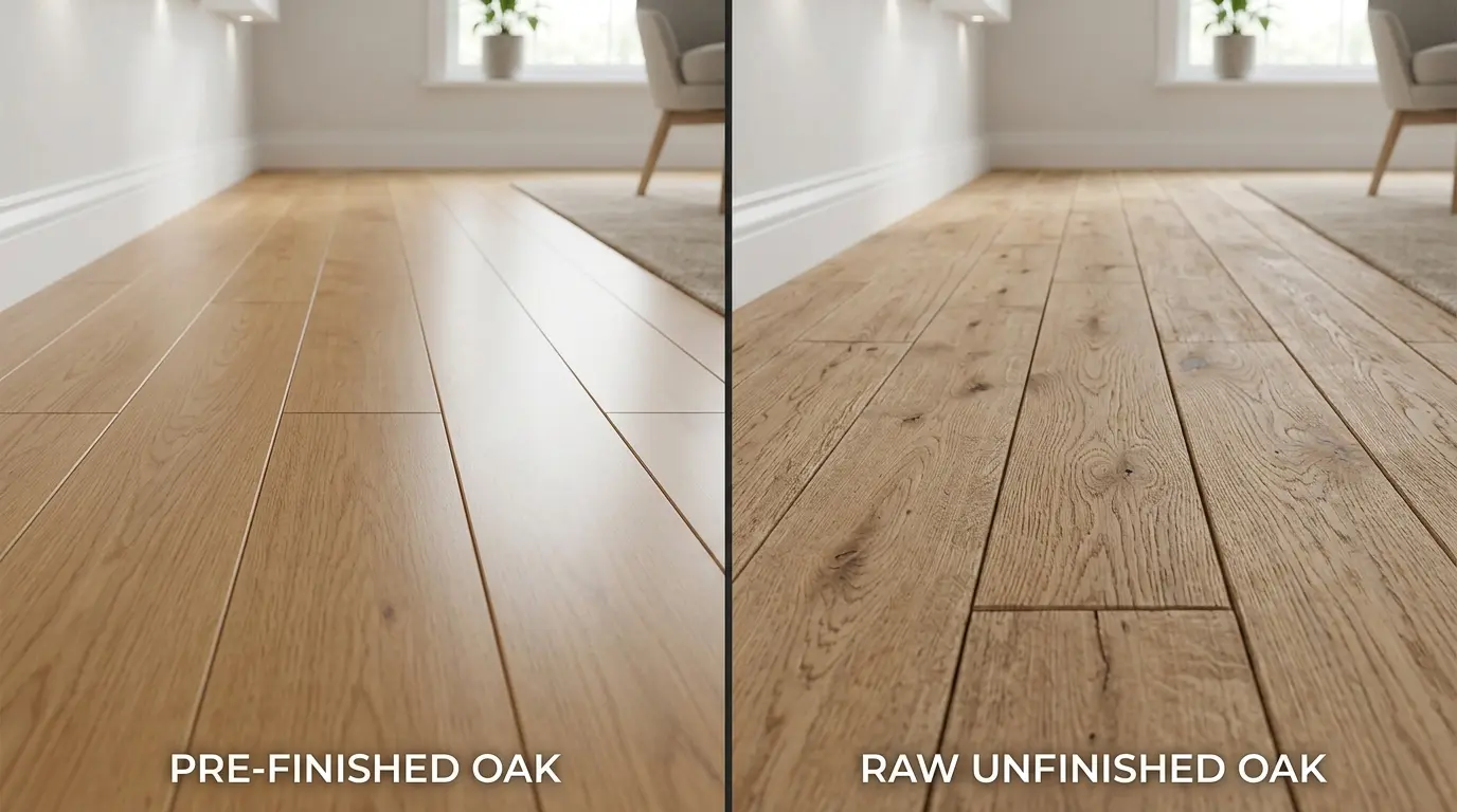 Prefinished vs Unfinished Hardwood Flooring